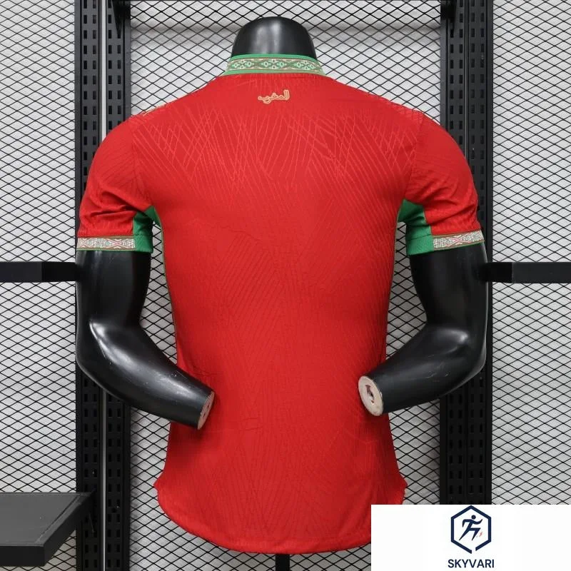 Morocco Home Jersey 26/27 – Red – Player Version — view 3