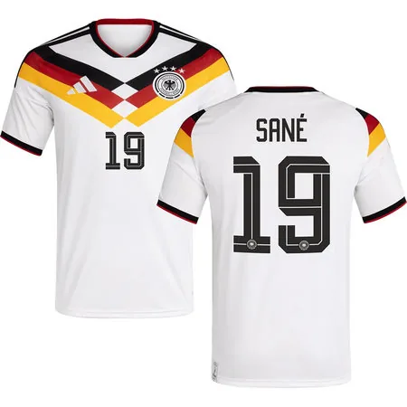 SANÉ #19 Alemania Home Jersey 2026 World Cup – Blanco – Conjunto de equipación para niños