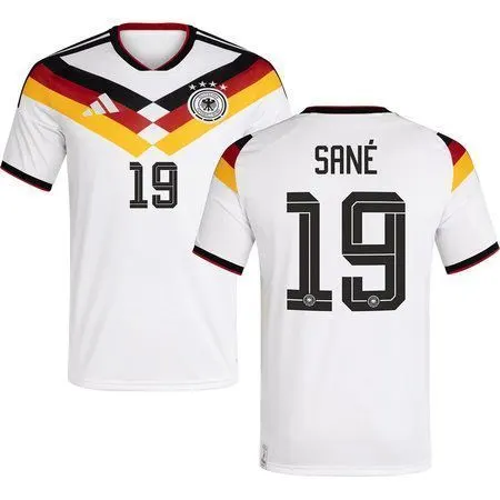 SANÉ #19 Alemania Home Jersey 2026 World Cup – Blanco – Conjunto de equipación para niños — view 2