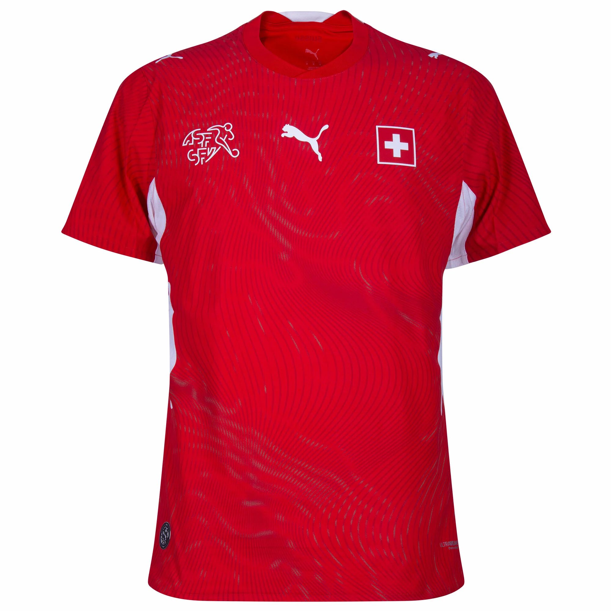 Switzerland Home Jersey 26/27 – Red – Authentic